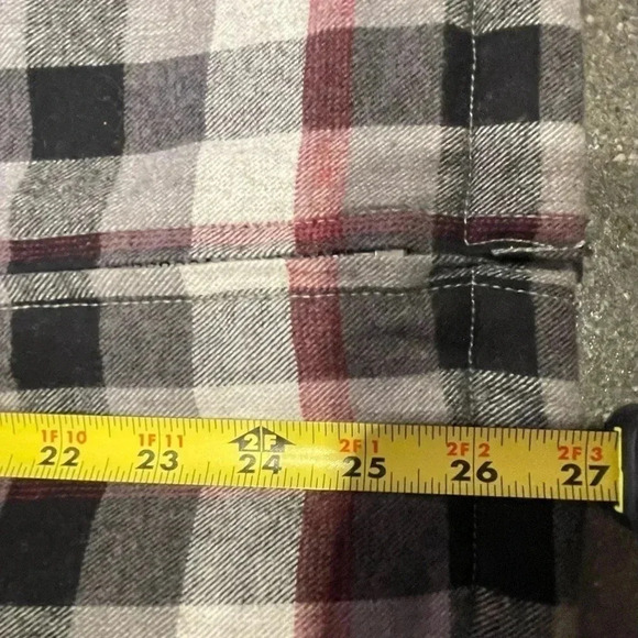 North River Outfitters Western Quilted Heather Grey Red Vest Sz M - Picture 6 of 10